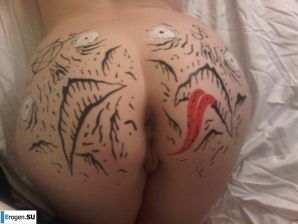 Graffiti on Girls. Part 2. Thumbnail 4