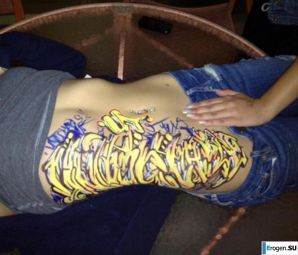 Graffiti on Girls. Part 2. Thumbnail 9