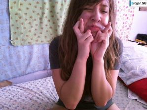 He grimaces and takes a picture of himself. Thumbnail 30