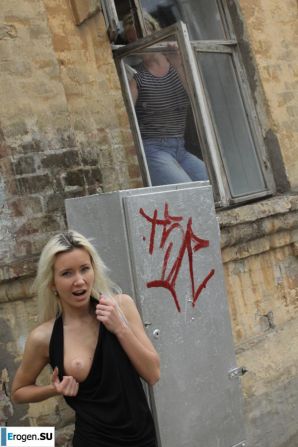 Nastya from Samara walks around the city and shows herself. Part 2. Thumbnail 16