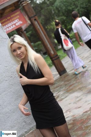 Nastya from Samara walks around the city and shows herself. Part 3. Thumbnail 28