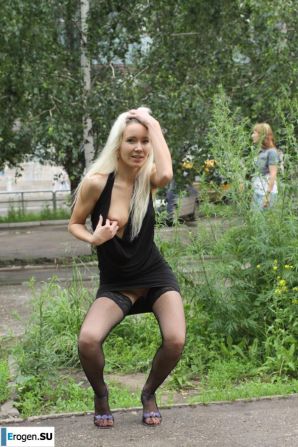Nastya from Samara walks around the city and shows herself. Part 3. Thumbnail 33