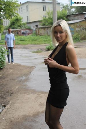 Nastya from Samara walks around the city and shows herself. Part 3. Thumbnail 6
