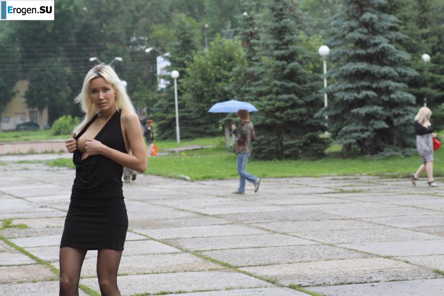 Nastya from Samara walks around the city and shows herself. Part 5. Slide 39