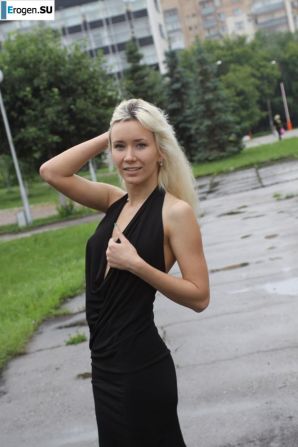 Настя из Самары ходит по городу и показывает себя. Часть 6. Миниатюра 19