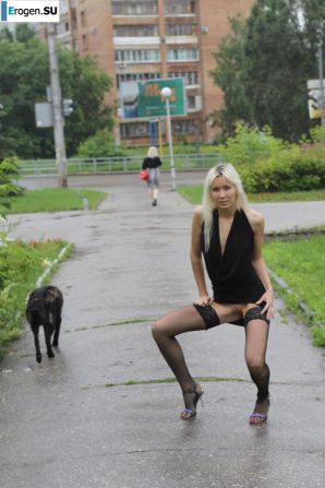 Настя из Самары ходит по городу и показывает себя. Часть 6. Миниатюра 3