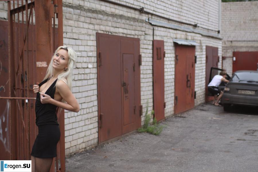Nastya from Samara walks around the city and shows herself. Part 10. Slide 4