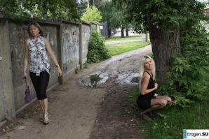 Nastya from Samara walks around the city and shows herself. Part 10. Thumbnail 21