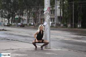 Nastya from Samara walks around the city and shows herself. Part 10. Thumbnail 24