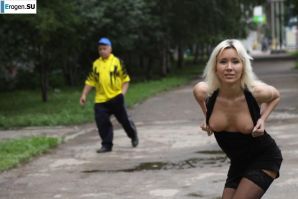 Nastya from Samara walks around the city and shows herself. Part 11. Thumbnail 1