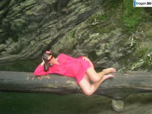 Russian Asian woman with a lizard. Thumbnail 34