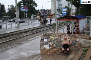 Nastya from Samara walks around the city and shows herself. Part 14. Thumbnail 30