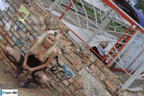 Nastya from Samara walks around the city and shows herself. Part 14. Thumbnail 33