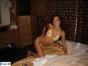 Smiling brunette with everlasting nipples. Part 2. Thumbnail 13
