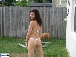 Smiling brunette with everlasting nipples. Part 2. Thumbnail 7