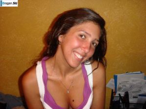 Smiling brunette with everlasting nipples. Part 3. Thumbnail 13