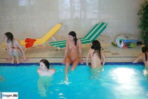 Czech nudists in the pool. Part 2. Thumbnail 9