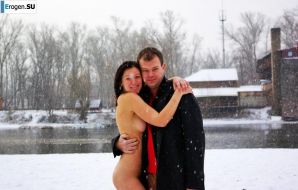 Ukrainian nudists in winter. Thumbnail 36