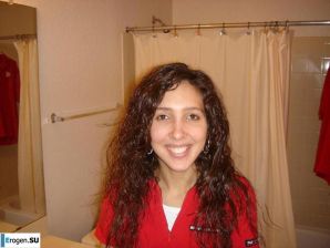 Smiling brunette with everlasting nipples. Part 6. Thumbnail 12
