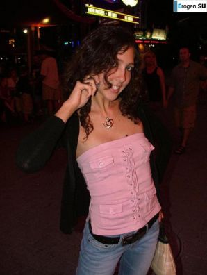 Smiling brunette with everlasting nipples. Part 6. Thumbnail 5