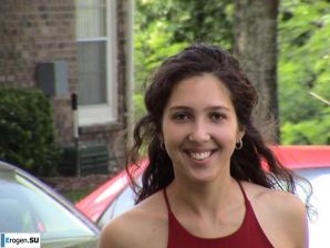 Smiling brunette with everlasting nipples. Part 6. Thumbnail 7