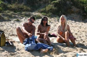 Three nudists on the riverbank. Part 2. Thumbnail 17