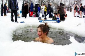 Ukrainian nudists in winter. Part 2. Thumbnail 20