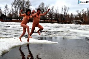 Ukrainian nudists in winter. Part 2. Thumbnail 26