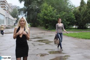 Nastya from Samara walks around the city and shows herself. Part 18. Thumbnail 35