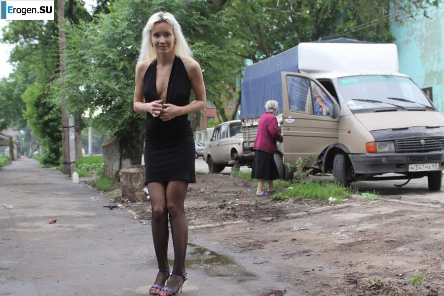 Настя из Самары ходит по городу и показывает себя. Часть 19. Слайд 10