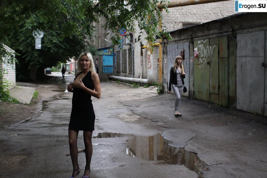 Настя из Самары ходит по городу и показывает себя. Часть 19. Слайд 3