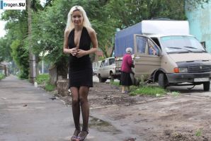 Nastya from Samara walks around the city and shows herself. Part 19. Thumbnail 10