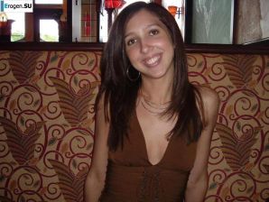 Smiling brunette with everlasting nipples. Part 7. Thumbnail 3