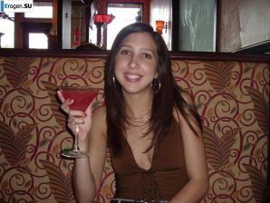 Smiling brunette with everlasting nipples. Part 7. Thumbnail 4