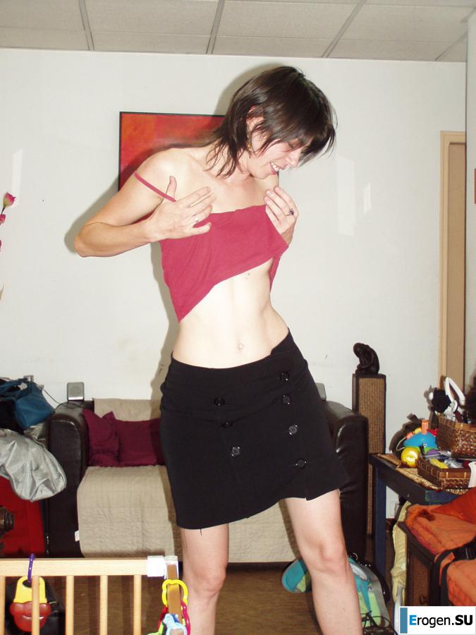 French Bisexual Brunette. Part 8. Slide 32