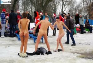 Ukrainian nudists in winter. Part 7. Thumbnail 23