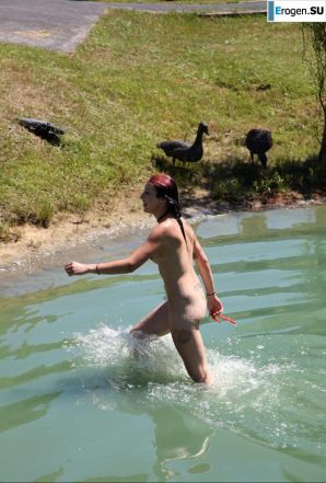 Nudists fell into childhood. Thumbnail 6