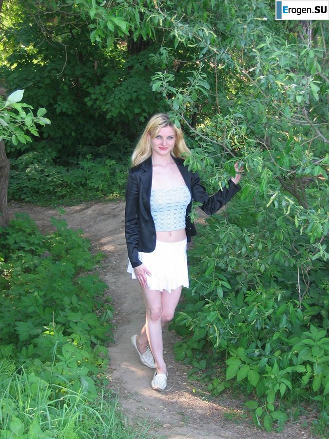 Thin blonde with big breasts. Part 2. Slide 10