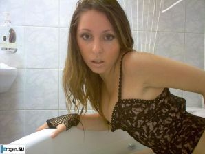 Charming brunette in a home and studio photo shoot. Part 3. Thumbnail 40
