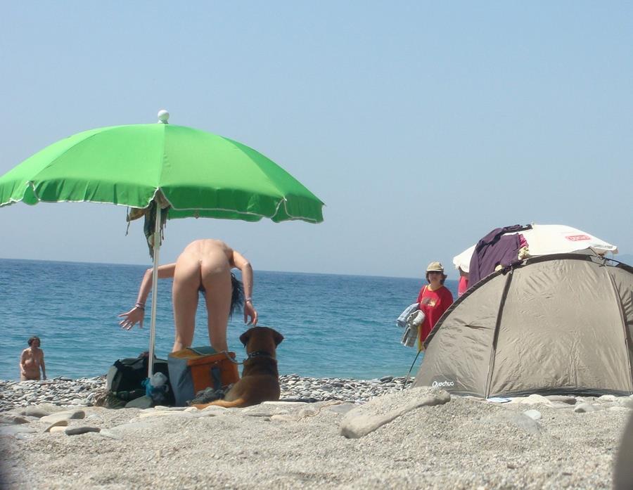 Compilation On the beach with doggy style. Slide 28