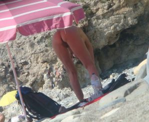 Compilation On the beach with doggy style. Thumbnail 2