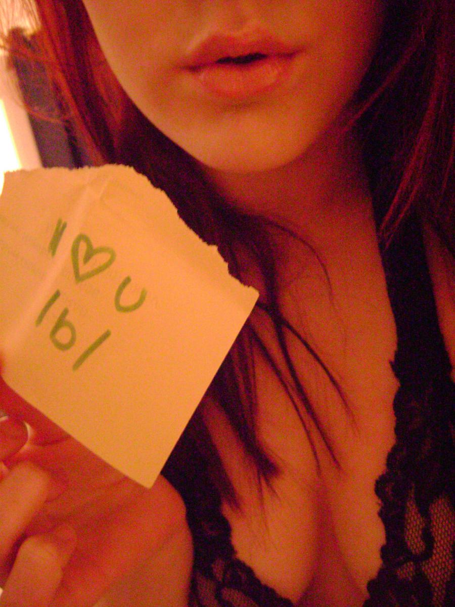 Self-shot of a busty cat. Slide 11