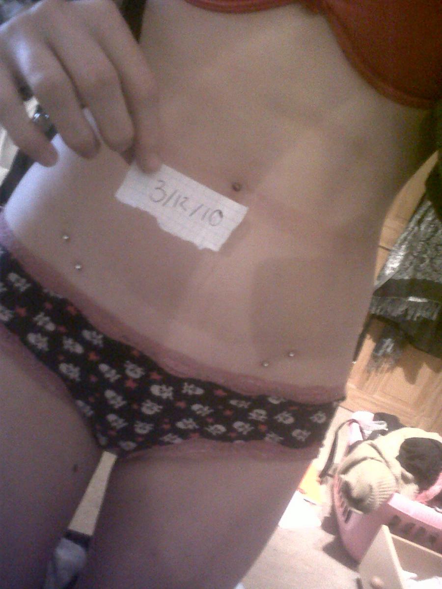 Self-shot of a busty cat. Part 2. Slide 45