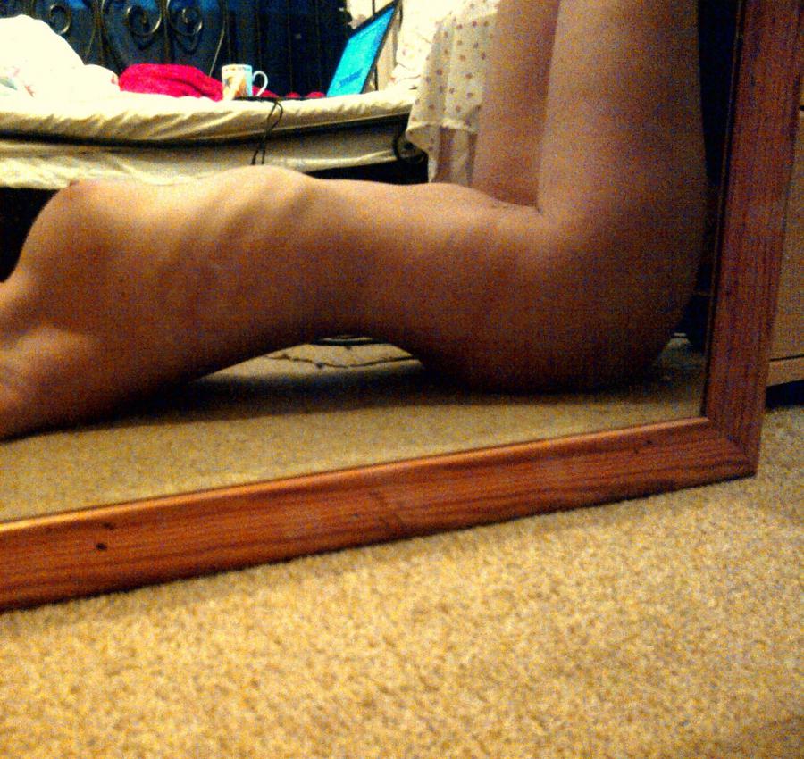 Self-shot of a busty cat. Part 2. Slide 47