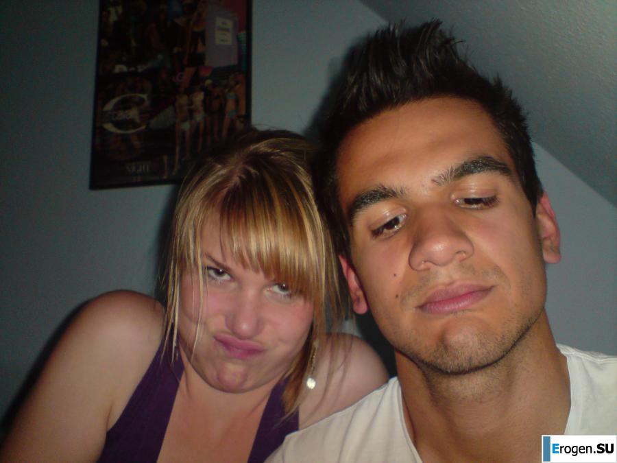 A young couple fooling around. Slide 29