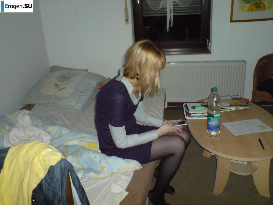 A young couple fooling around. Slide 3