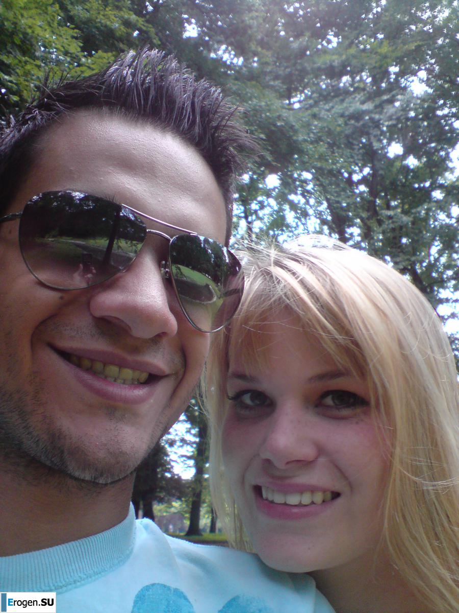 A young couple fooling around. Slide 37