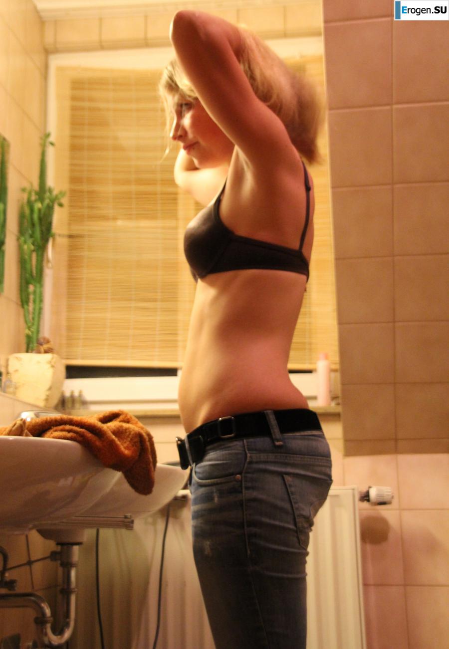 Naked in the bathroom. Slide 32