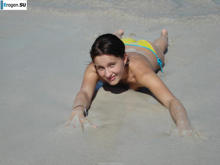 resting naked on the beach. Slide 10