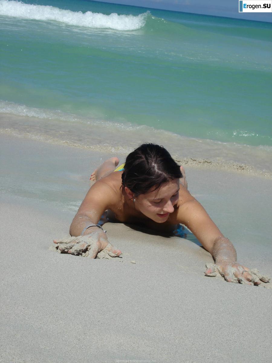 resting naked on the beach. Slide 11